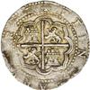 Image 2 : Peru Felipe II cob 4 Reales Diego de la Torre,