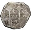 Image 1 : Peru Carlos II Cob 8 Reales 1684L-V, KM24, bold