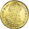 Image 1 : Peru Carlos IV gold 8 Escudos 1791-IJ, KM92,