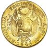 Image 2 : Peru Republic gold 8 Escudos 1845A Cuzco,
