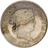 Image 1 : Philippines Isabella II silver 50 Centimos 1868,