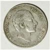 Image 2 : Philippines Alfonso XII silver 50 Centimos 1884,