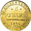 Image 2 : Russia Nicholas I. Gold 5 Roubles 1841 C??-A?,