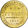 Image 2 : Russia Nicholas I. Gold 5 Roubles 1841 C??-A?,