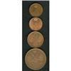 Image 1 : Russia Four-piece copper lot as follows: 1