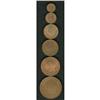 Image 1 : Russia Six-piece copper lot as follows: 1/4