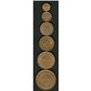Image 2 : Russia Six-piece copper lot as follows: 1/4
