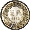 Image 2 : Switzerland Confederation silver 2 Francs