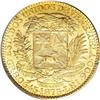Image 2 : Venezuela Republic gold 5 Venezolanos 1875A,