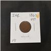 Image 1 : 1869 Indian Head  Cent Grade: G/VG
