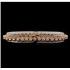 Image 2 : 14KT Rose Gold 3.28 ctw Diamond Tennis Bracelet