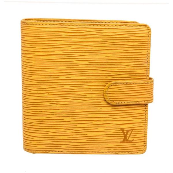Louis Vuitton Yellow Epi Leather Bifold Wallet
