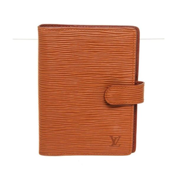 Louis Vuitton Red Epi Leather Agenda Wallet