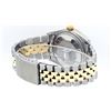 Image 5 : Rolex Mens 2 Tone Mother Of Pearl Diamond & Ruby 36MM Oyster Perpetual Datejust