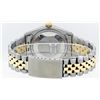 Image 6 : Rolex Mens 2 Tone Mother Of Pearl Diamond & Ruby 36MM Oyster Perpetual Datejust