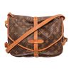 Image 1 : Louis Vuitton Brown Monogram Saumur 23cm Crossbody Bags