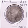 Image 1 : 1877 Go FR Mexico 8 Reales Silver Coin