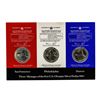 Image 2 : Set of 1983-P/D/S Brilliant Uncirculated 1983 $1 Olympic Silver Dollar Coins