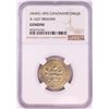 Image 1 : AH451-492 Ghaznavid Dinar A-1637 Ibrahim Gold Coin NGC Genuine