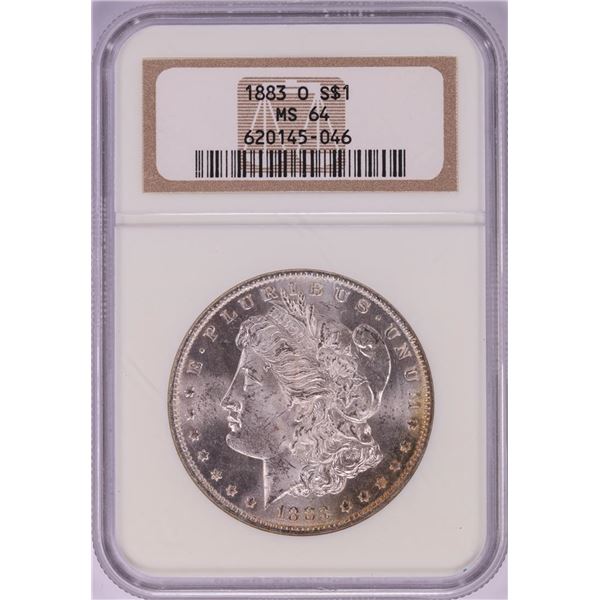 1883-O $1 Morgan Silver Dollar Coin NGC MS64