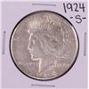 Image 1 : 1924-S $1 Peace Silver Dollar Coin