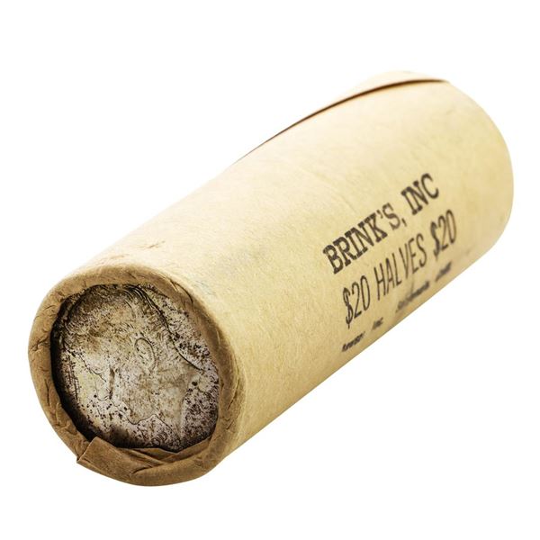 Shotgun Roll of (40) Brilliant Uncirculated 1964 Kennedy Half Dollar Coins