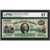 Image 1 : 1872 $50 State of South Carolina Revenue Bond Obsolete Note PMG Superb Gem Unc. 67EPQ