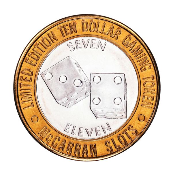 .999 Silver McCarran International Airport Las Vegas, NV $10 Limited Gaming Token