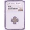 Image 1 : 1528 KB Hungary Denar 'Madonna and Child' Coin NGC AU50