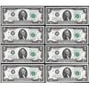 Image 1 : Lot of (8) Consecutive 1976 $2 Federal Reserve Notes San Francisco