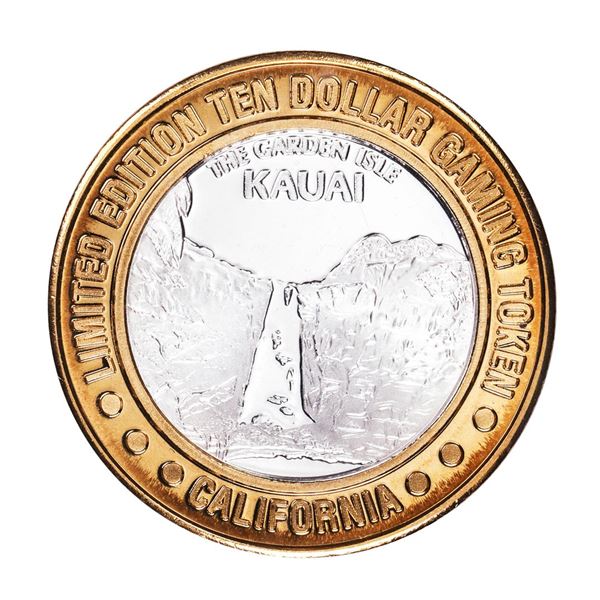 .999 Fine Silver Sam Boyd's California Casino $10 Limited Edition Gaming Token