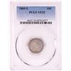 Image 1 : 1865-S Seated Liberty Dime Coin PCGS VF25