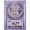 Image 2 : 2013 $1 American Silver Eagle Coin PCGS MS70 First Strike John M. Mercanti Signature