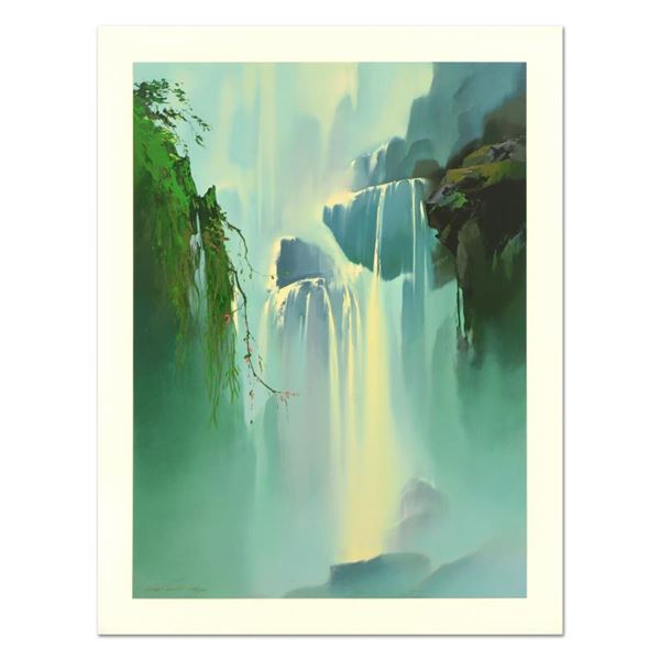 Thomas Leung "Misty Falls" Limited Edition Giclee Numbered and Hand Signed