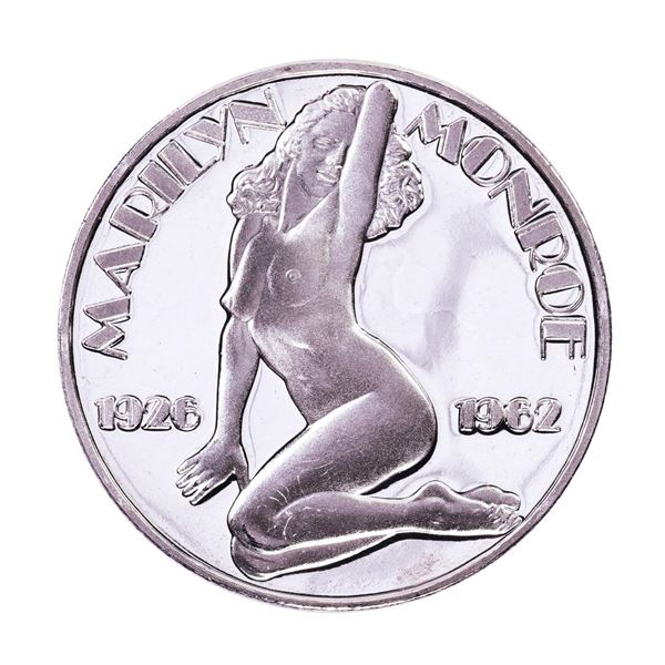1926-1962 Marilyn Monroe Proof 1oz .999 Fine Silver Round