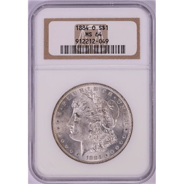 1884-O $1 Morgan Silver Dollar Coin NGC MS64