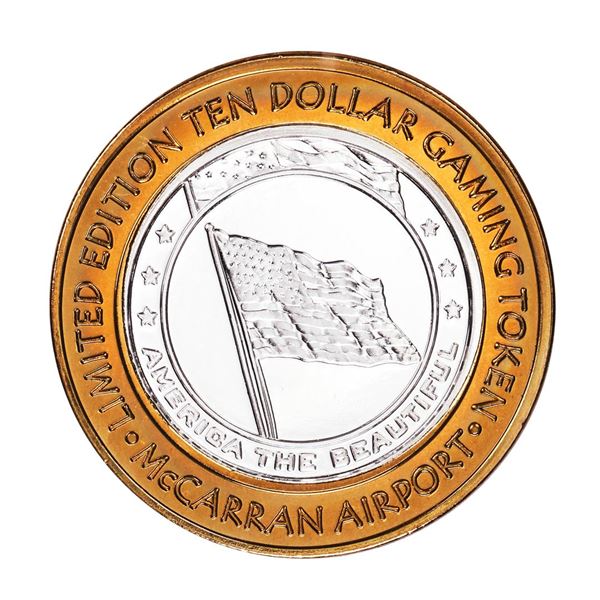 .999 Silver McCarran International Airport Las Vegas, NV $10 Limited Gaming Token