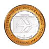 Image 2 : .999 Silver McCarran International Airport Las Vegas, NV $10 Limited Gaming Token