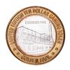 Image 1 : .999 Silver Golden Gate Las Vegas, NV $10 Casino Limited Edition Gaming Token
