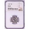 Image 1 : 1957 Proof Jefferson Nickel Coin NGC PF69