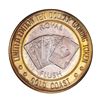 Image 1 : .999 Fine Silver Gold Coast Las Vegas $10 Casino Limited Edition Gaming Token