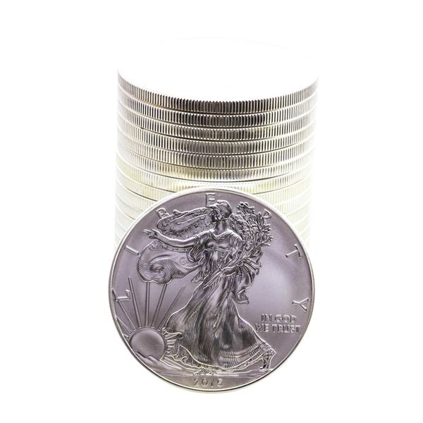 Roll of (20) Brilliant Uncirculated 2015 $1 American Silver Eagle Coins