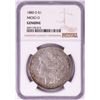 Image 1 : 1880-O Micro O $1 Morgan Silver Dollar Coin NGC Genuine