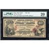Image 1 : Original Series $10 Troy City NB, New York CH# 640 National Note PMG Very Fine 20