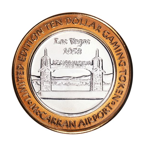 .999 Silver McCarran International Airport Las Vegas, NV $10 Limited Gaming Token