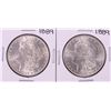 Image 1 : Lot of (2) 1889 $1 Morgan Silver Dollar Coins