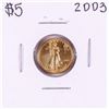 Image 1 : 2003 $5 American Gold Eagle Coin