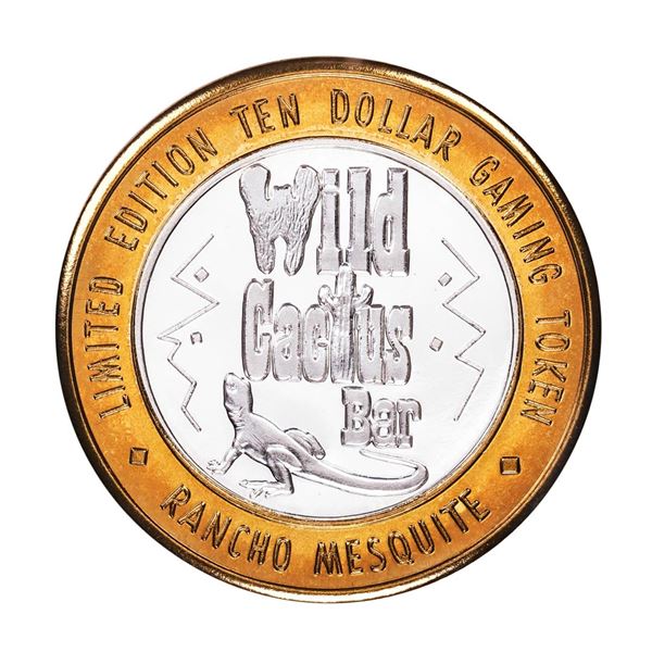 .999 Silver Rancho Mesquite Casino Nevada $10 Casino Limited Edition Gaming Token