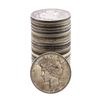 Image 1 : Lot of (25) $1 Peace Silver Dollar Coins