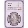 Image 1 : 1878-S $1 Morgan Silver Dollar Coin NGC MS64